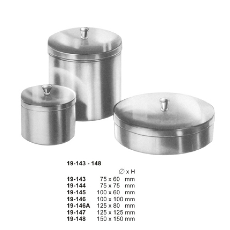 1-34.jpg Round Metal Boxes and Medicine Cups - Image 1