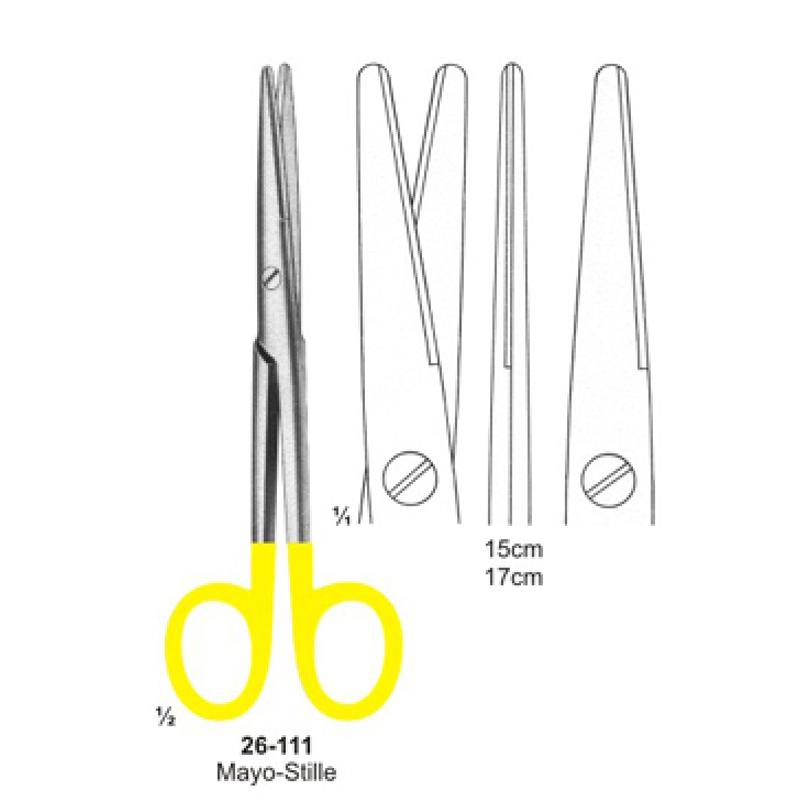 3-35.jpg Scissors with Tungsten Carbide Inserts - Image 1